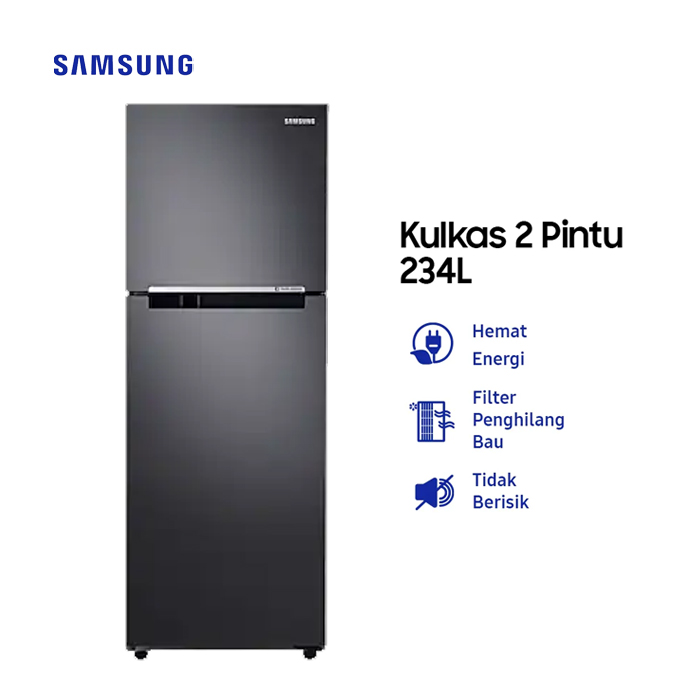 Samsung Kulkas Two Doors 234 Liter - RT22FARBDB1